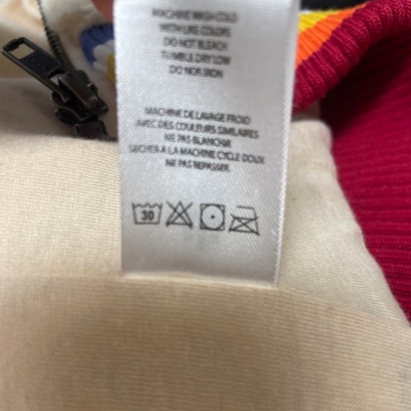 NEW Spiritual Gangster Furry Crop Jacket Rainbow NWOT - Picture 14 of 14